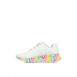 Uno Lite-Exuberant Hearts White/Multi Skechers