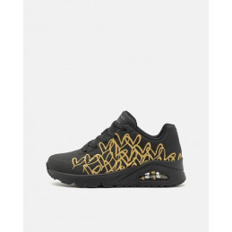 Uno-Golden Heart Black/Gold Skechers