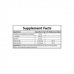 CREATINE MONOHIDRATE 250G MUSCLE POWER