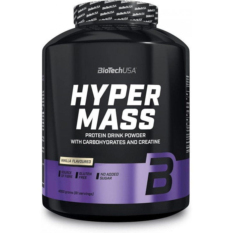 HYPER MASS PROTEIN WITH CARBOHYDRATES 4KG BIOTECH USA