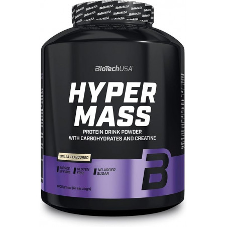 HYPER MASS PROTEIN WITH CARBOHYDRATES 4KG BIOTECH USA